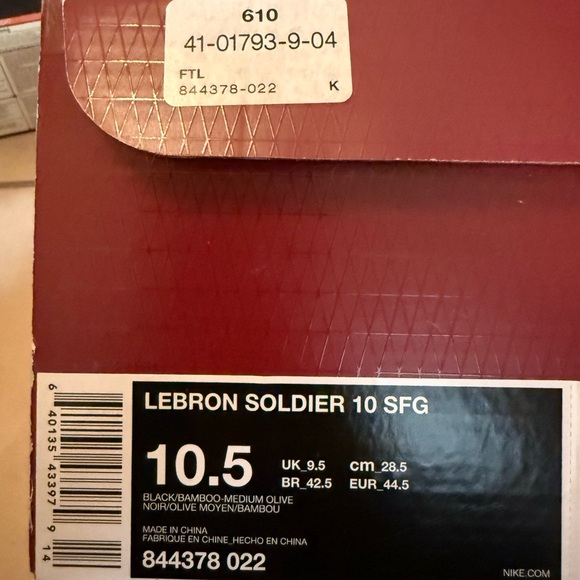 ⚡️LeBron Soldier 10 SFG - Size 10.5 - Picture 8 of 8